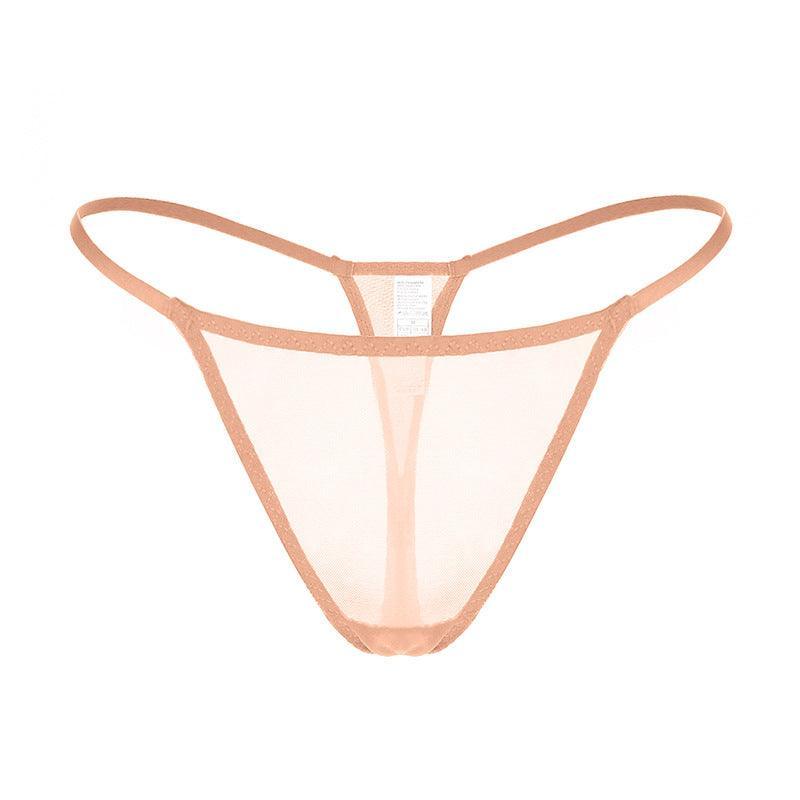 Sexy Mesh Sheer See Through T Shaped Panties - 808Lush