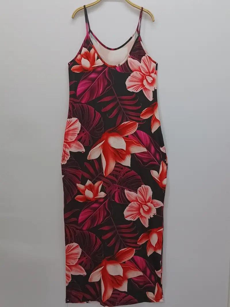 Floral Off Shoulder Maxi Dress - 808Lush