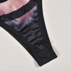 Sexy Sleeveless Printed High Elastic bodysuit - 808Lush