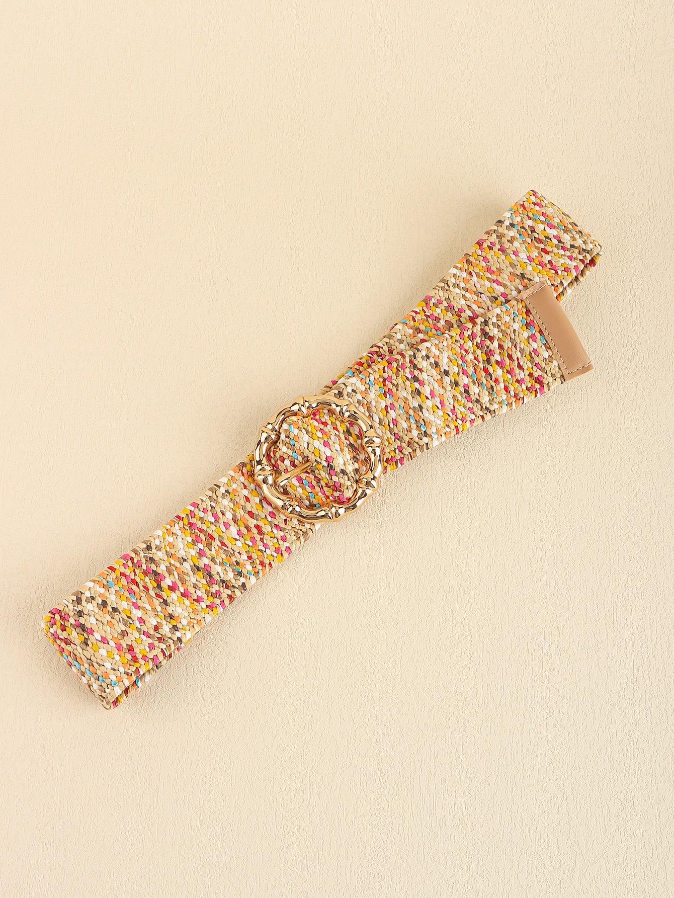 Multicolored Wide Belt - 808Lush