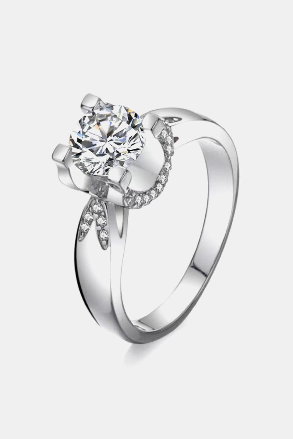 2 Carat Moissanite 925 Sterling Silver Ring - 808Lush