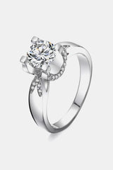 2 Carat Moissanite 925 Sterling Silver Ring - 808Lush
