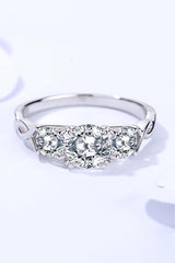 1 Carat Moissanite 925 Sterling Silver Ring - 808Lush