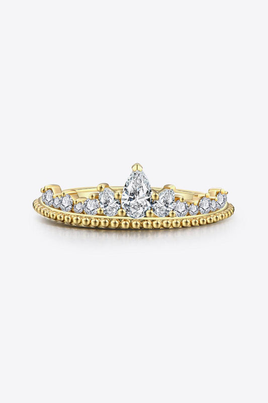 Crown Shape Moissanite Ring - 808Lush