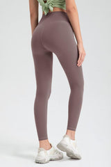 Wide Waistband High Waist Sport Leggings - 808Lush