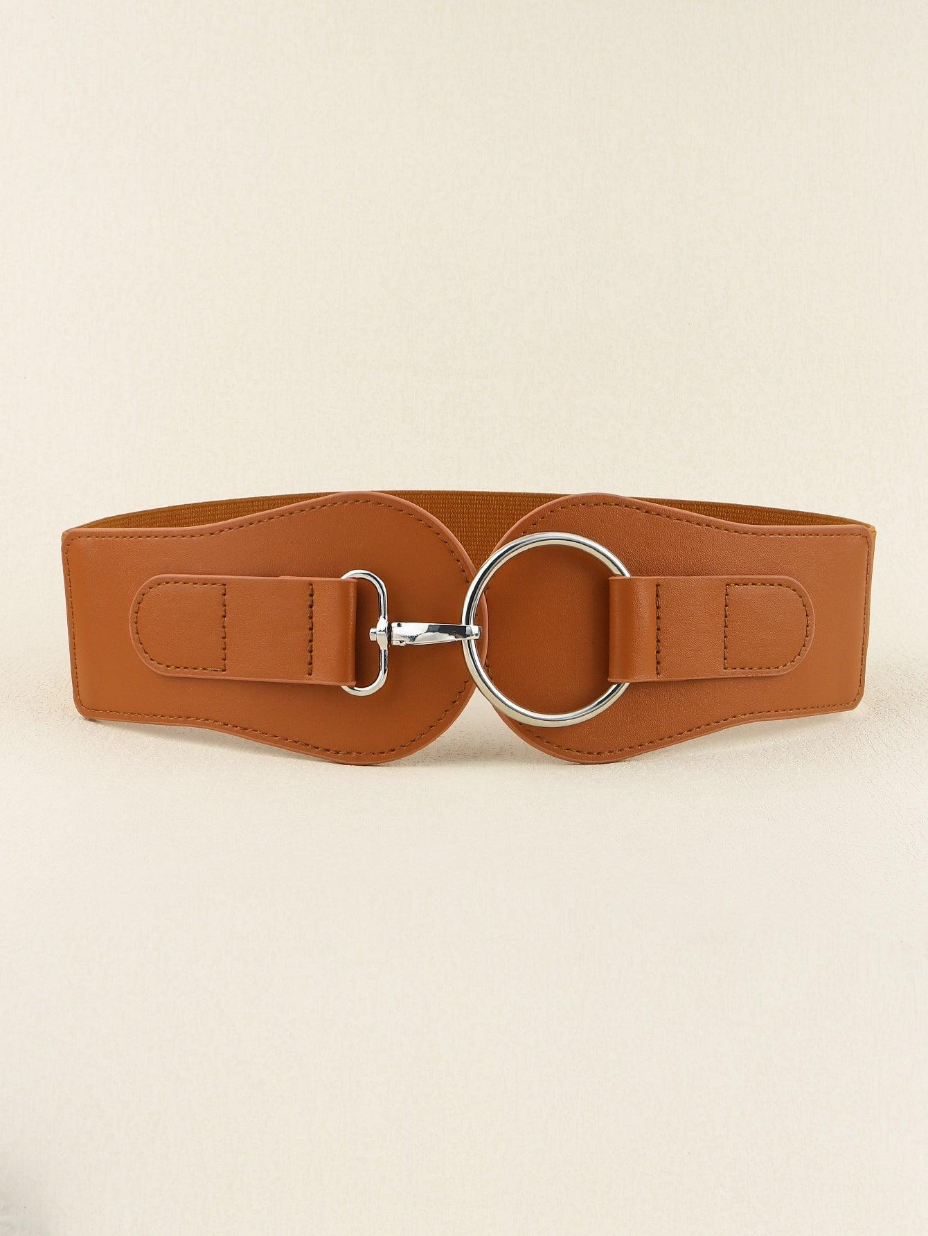 PU Elastic Wide Belt - 808Lush