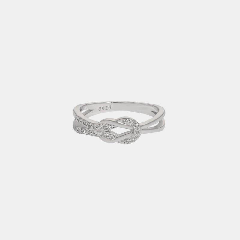 Zircon 925 Sterling Silver Ring - 808Lush