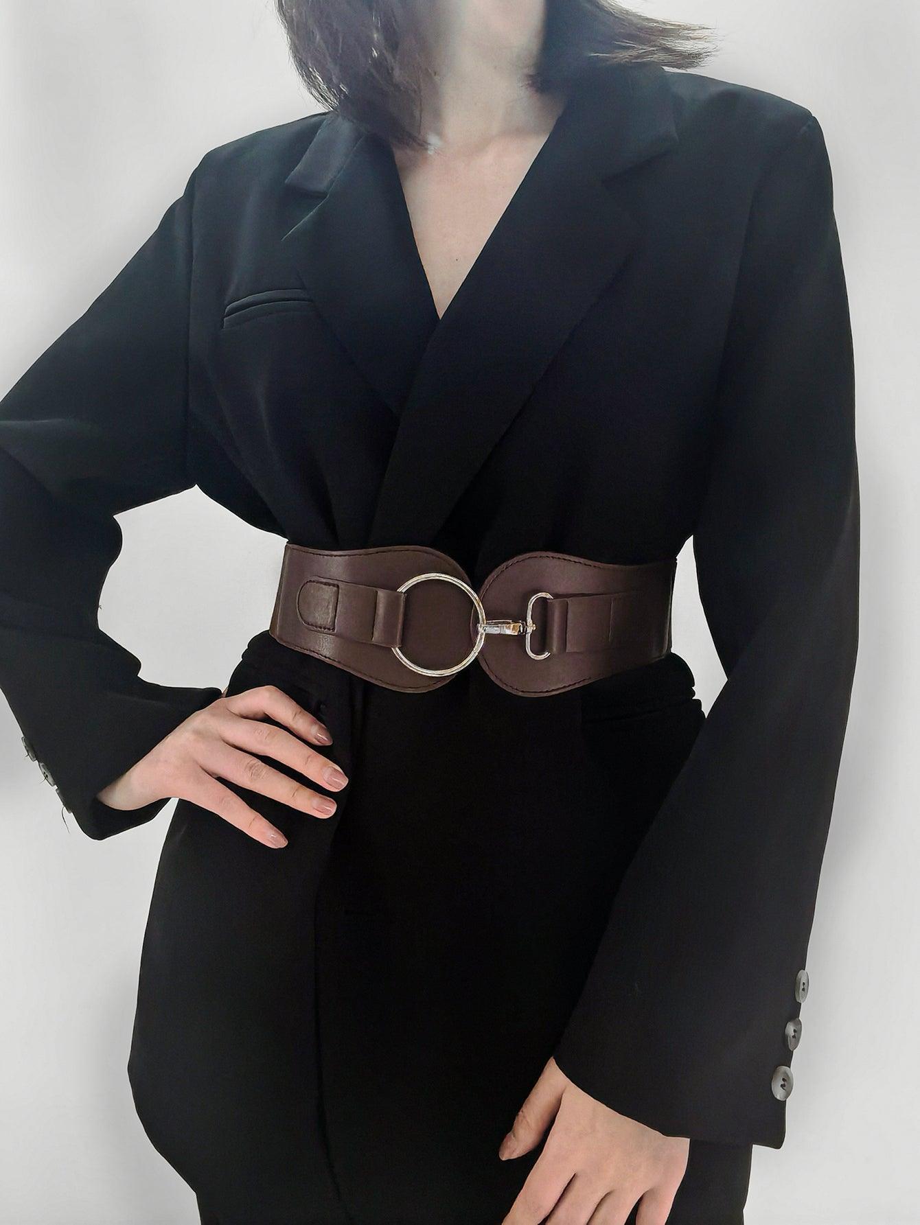 PU Elastic Wide Belt - 808Lush