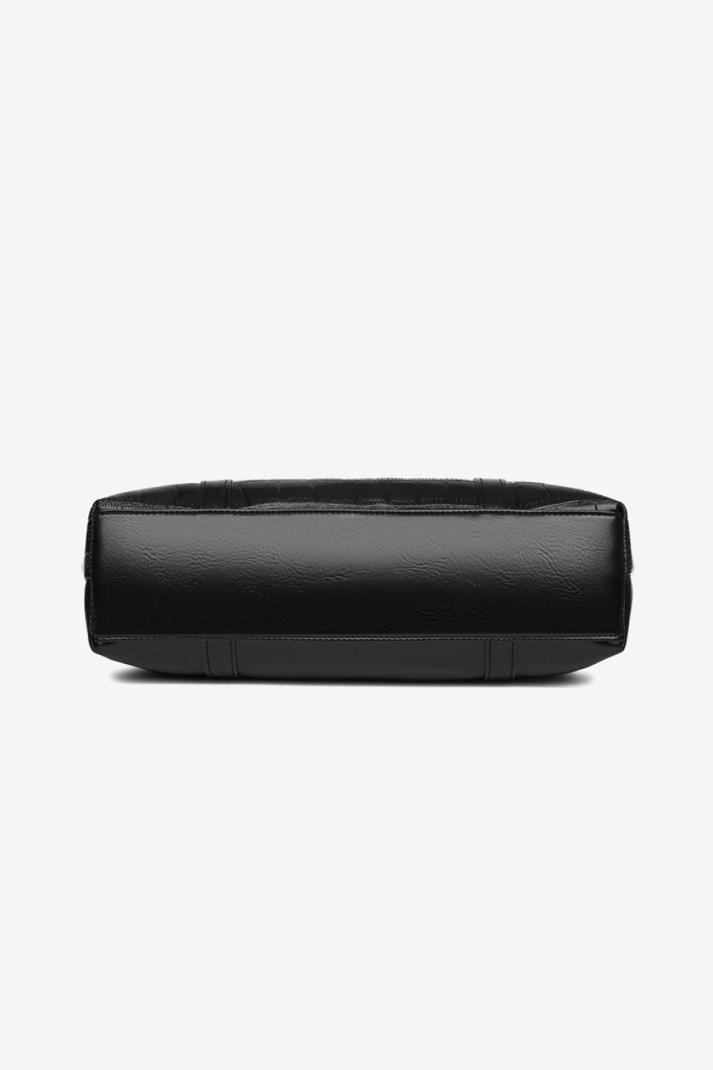 PU Leather Tote Bag - 808Lush