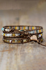 Handmade Triple Layer Beaded Bracelet - 808Lush