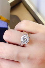 2 Carat Moissanite 925 Sterling Silver Ring - 808Lush