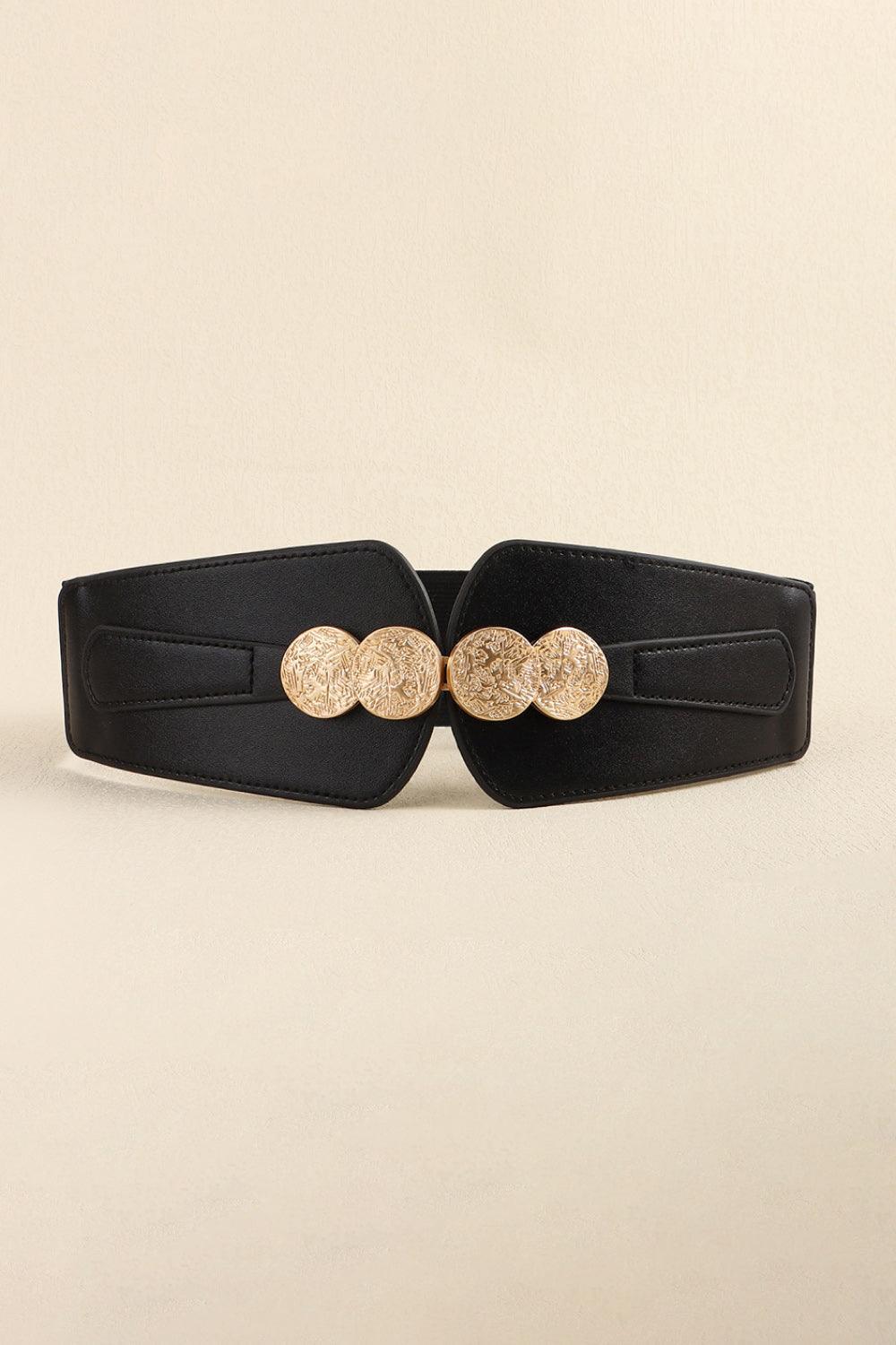 Alloy Buckle Elastic Belt - 808Lush