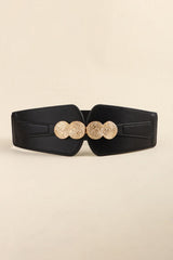 Alloy Buckle Elastic Belt - 808Lush