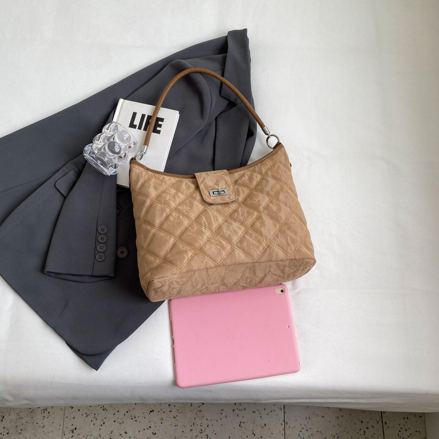 PU Leather Shoulder Bag - 808Lush