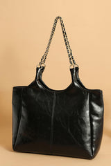PU Leather Tote Bag - 808Lush