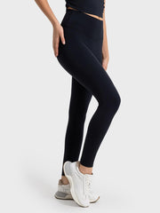 Wide Waistband Sports Leggings - 808Lush