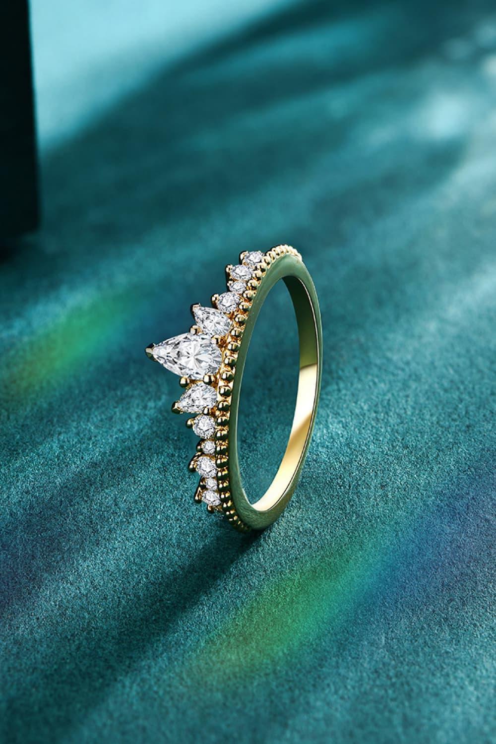 Crown Shape Moissanite Ring - 808Lush
