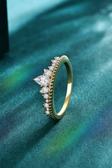 Crown Shape Moissanite Ring - 808Lush