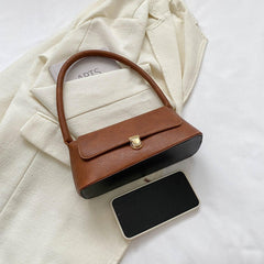 PU Leather Shoulder Bag - 808Lush