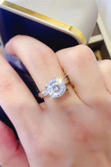 2 Carat Moissanite 925 Sterling Silver Ring - 808Lush