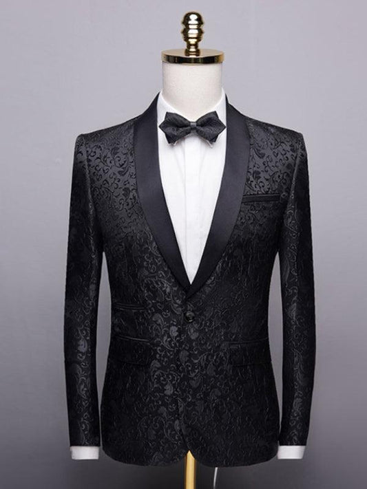 Men's Slim Fit Business Two Piece Suit - 808Lush