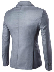 Men's Business Slim Suit Jacket Single Suit - 808Lush