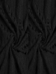 Casual stand-up collar stretch vertical strip long-sleeve V-neck POLO - 808Lush