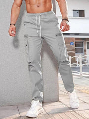 Men's casual sports zipper decorative Pants - 808Lush