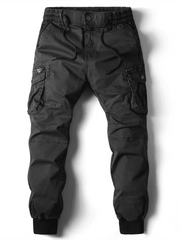Men's casual solid color cargo pants - 808Lush