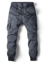 Men's casual solid color cargo pants - 808Lush