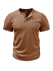 Men's Collar Short Sleeve T-Shirt - 808Lush
