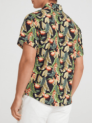 Men's Beach Shirt Hawaiian Vacation Short Sleeve Shirt - 808Lush