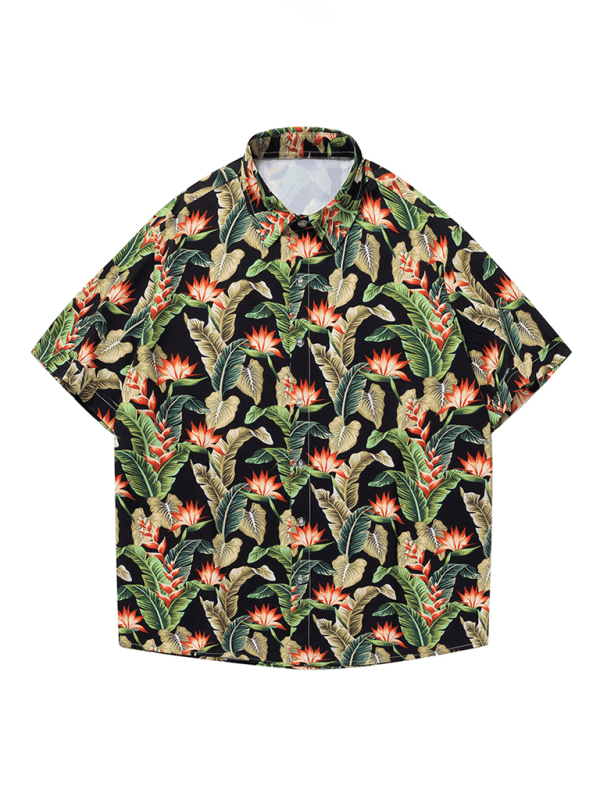 Men's Beach Shirt Hawaiian Vacation Short Sleeve Shirt - 808Lush
