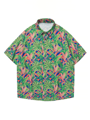 Men's Beach Shirt Hawaiian Vacation Short Sleeve Shirt - 808Lush