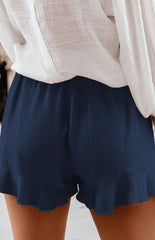 Ladies Casual Lace Bottom Shorts - 808Lush