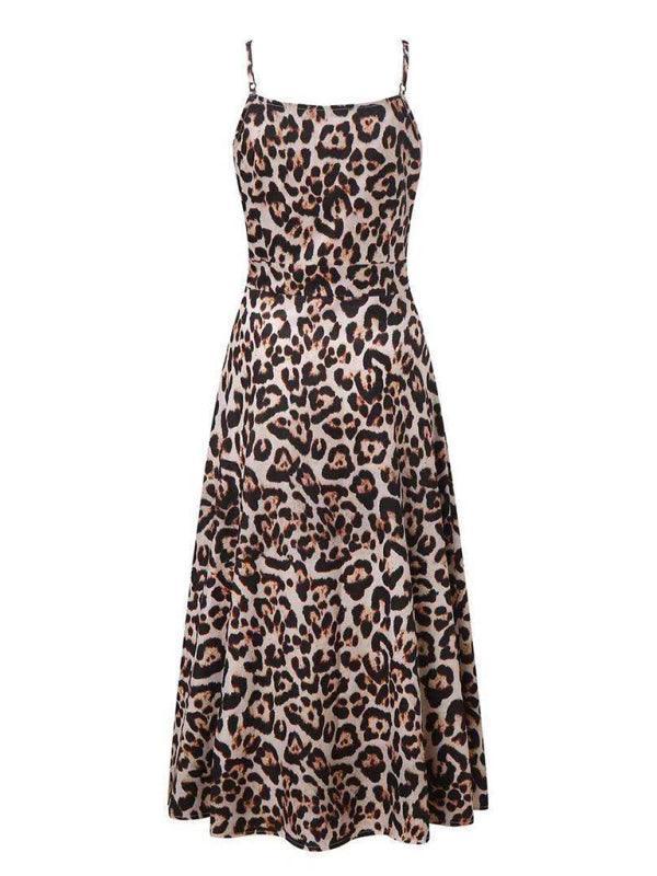 Women's Lace Up Full Floral Sexy Halter Dress Long - 808Lush