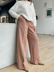 Temperament commuter suit pants women's casual all-match slim straight trousers - 808Lush