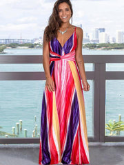 Women's Sling Print Beach Dress
