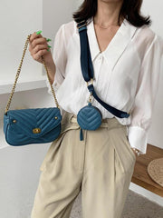 shoulder bag high sense chain messenger bag small bag - 808Lush