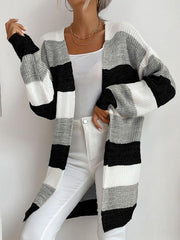 Women's Long Buttonless Sweater