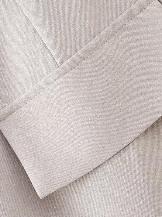 round neck slim sleeveless vest skirt suit - 808Lush