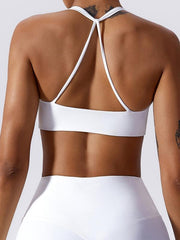 women's knotted suspenders sports tight vest - 808Lush