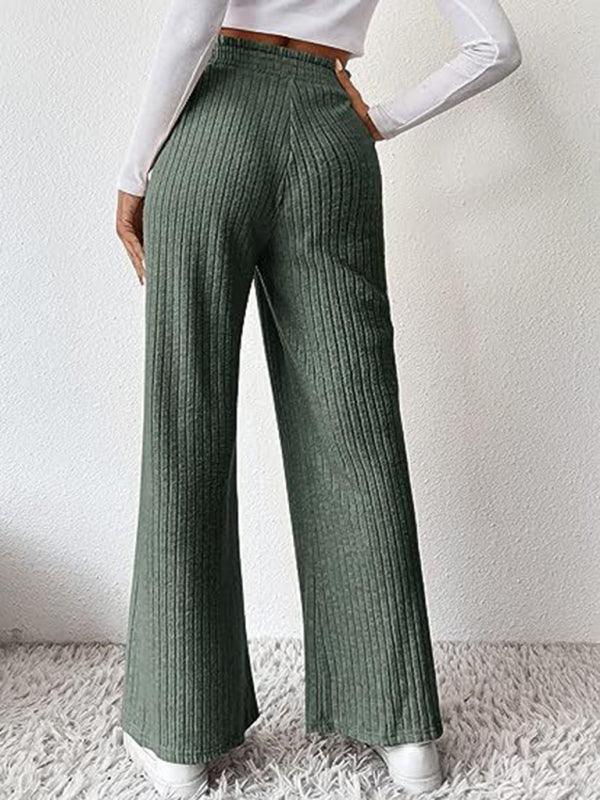 women's casual loose knitted trousers Pants - 808Lush