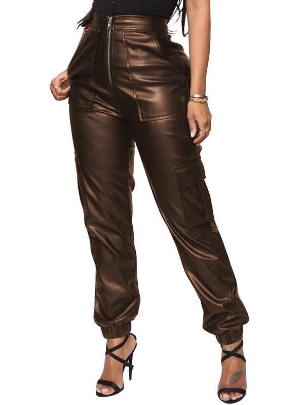 Women's Fashionable Multiple Pocket Cargo Pants - 808Lush