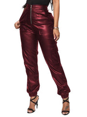 Women's Fashionable Multiple Pocket Cargo Pants - 808Lush
