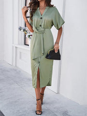 V-neck dress - 808Lush