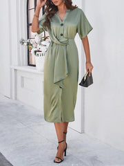 V-neck dress - 808Lush