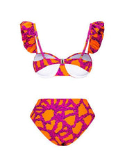 Sexy Printed Vacation Bikini Set - 808Lush