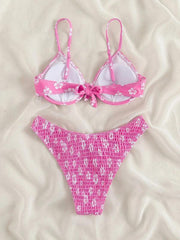 bikini underwire push-up sexy little flower swimsuit - 808Lush