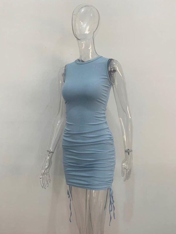 Slim fit hip-hugging mini dress - 808Lush